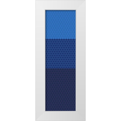 Totem XVI White Modern Wood Framed Art Print by Grayscale