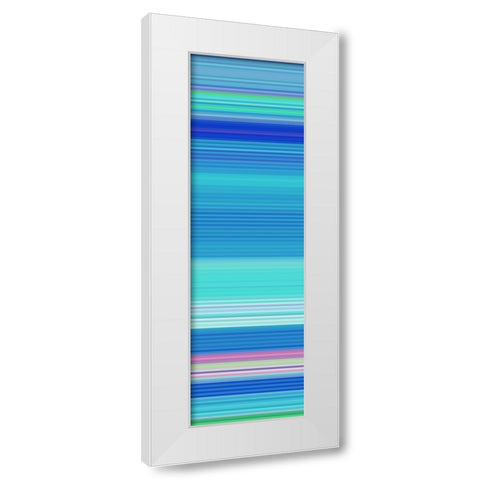 Totem XVII White Modern Wood Framed Art Print by Grayscale