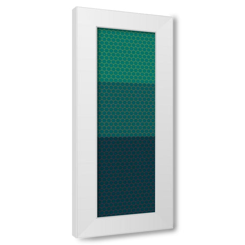 Totem XX White Modern Wood Framed Art Print by Grayscale