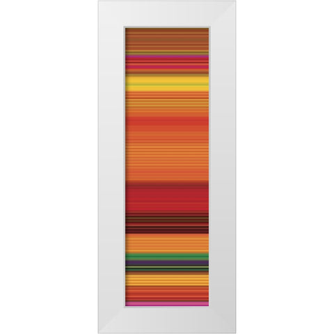 Totem XXI White Modern Wood Framed Art Print by Grayscale
