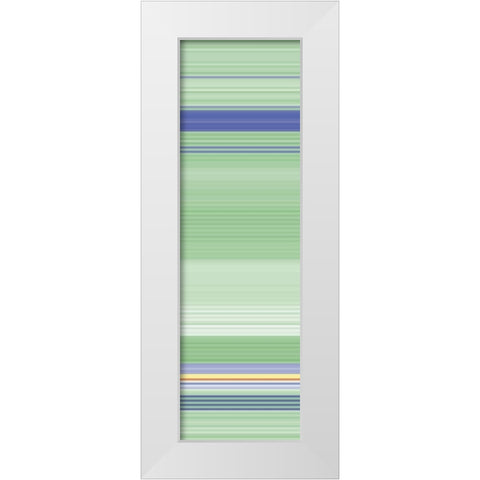 Totem XXV White Modern Wood Framed Art Print by Grayscale