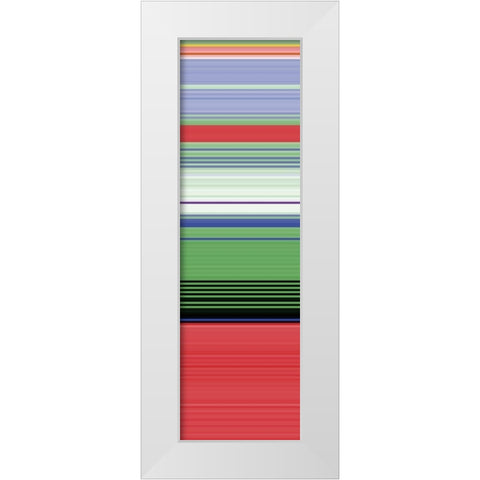 Totem XXVI White Modern Wood Framed Art Print by Grayscale