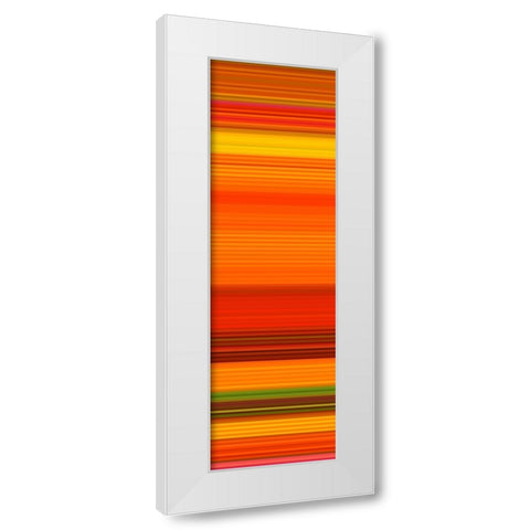 Totem XXIX White Modern Wood Framed Art Print by Grayscale