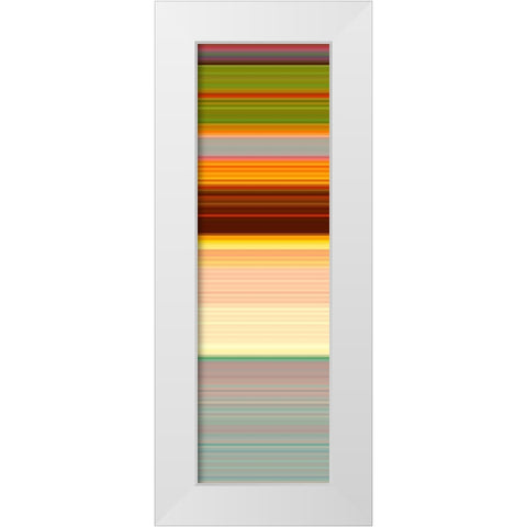 Totem XXX White Modern Wood Framed Art Print by Grayscale