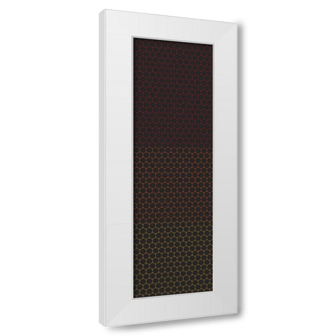 Totem XXXI White Modern Wood Framed Art Print by Grayscale