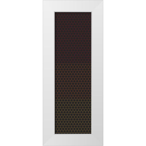 Totem XXXI White Modern Wood Framed Art Print by Grayscale