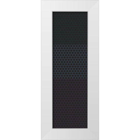 Totem XXXII White Modern Wood Framed Art Print by Grayscale