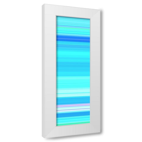 Totem XXXIII White Modern Wood Framed Art Print by Grayscale