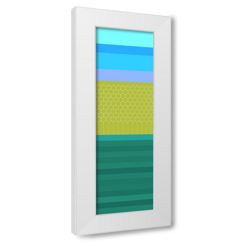 Totem XXXVIII White Modern Wood Framed Art Print by Grayscale