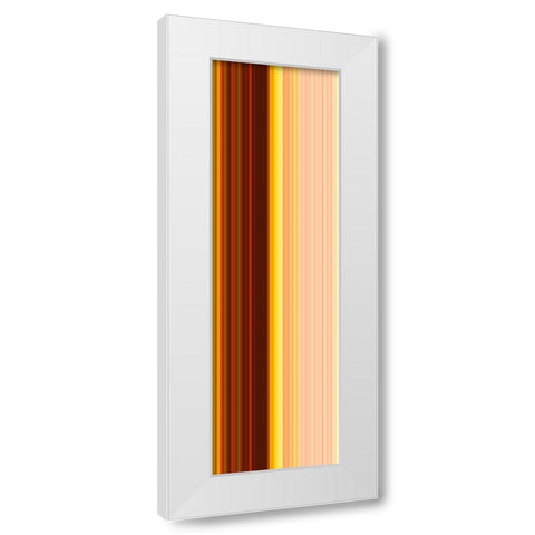 Stripe Totem XXIII White Modern Wood Framed Art Print by Grayscale