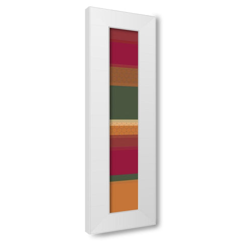 Tall Totem I White Modern Wood Framed Art Print by Grayscale