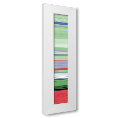 Tall Totem VII White Modern Wood Framed Art Print by Grayscale