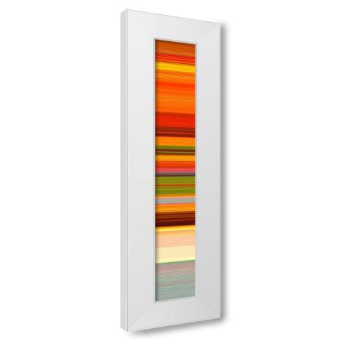 Tall Totem VIII White Modern Wood Framed Art Print by Grayscale