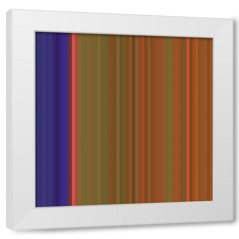 Pinstripes VI White Modern Wood Framed Art Print by Grayscale
