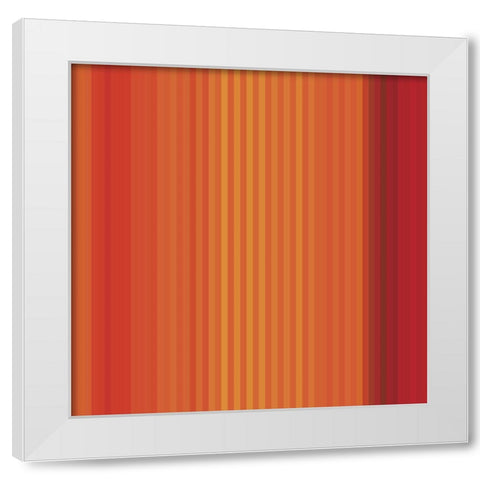 Pinstripes VIII White Modern Wood Framed Art Print by Grayscale