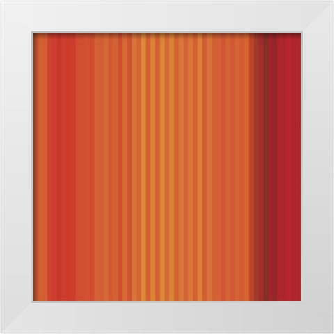 Pinstripes VIII White Modern Wood Framed Art Print by Grayscale