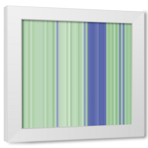 Pinstripes XIII White Modern Wood Framed Art Print by Grayscale