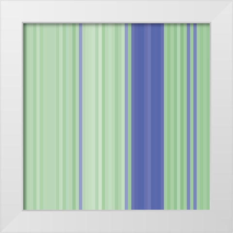 Pinstripes XIII White Modern Wood Framed Art Print by Grayscale