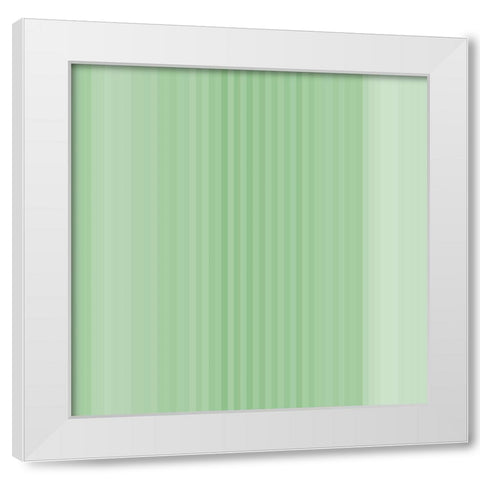 Pinstripes XIV White Modern Wood Framed Art Print by Grayscale
