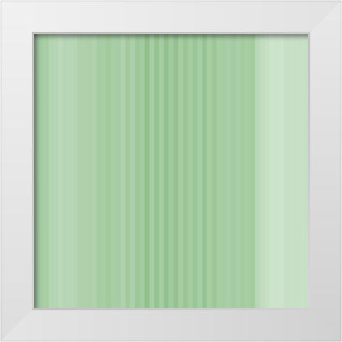 Pinstripes XIV White Modern Wood Framed Art Print by Grayscale