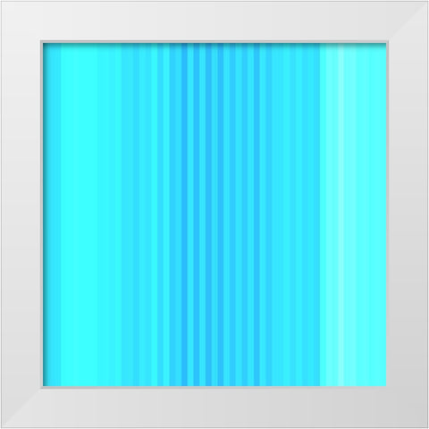 Pinstripes XXVI White Modern Wood Framed Art Print by Grayscale