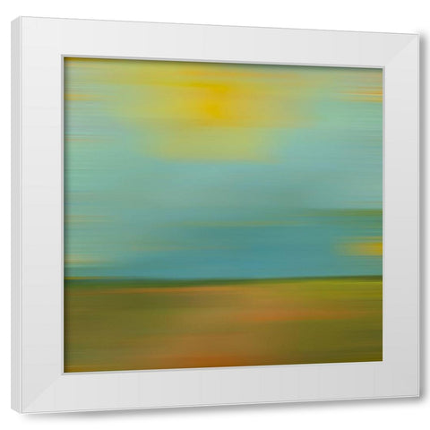 Dreamscape I White Modern Wood Framed Art Print by Grayscale