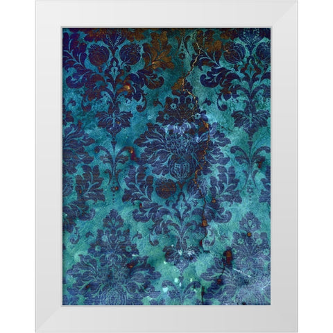 Pretty Pattern I White Modern Wood Framed Art Print by Grayscale