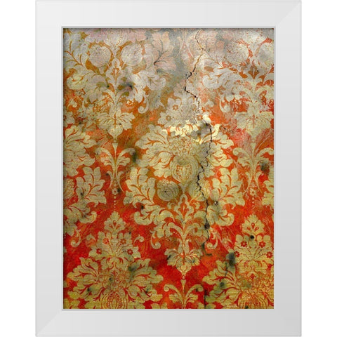 Pretty Pattern II White Modern Wood Framed Art Print by Grayscale