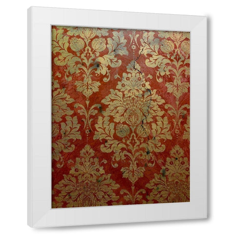 Pretty Pattern III White Modern Wood Framed Art Print by Grayscale