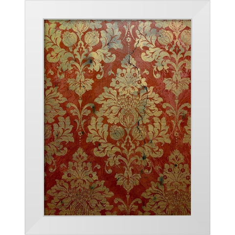 Pretty Pattern III White Modern Wood Framed Art Print by Grayscale