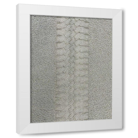 Sand Stripe I White Modern Wood Framed Art Print by Grayscale