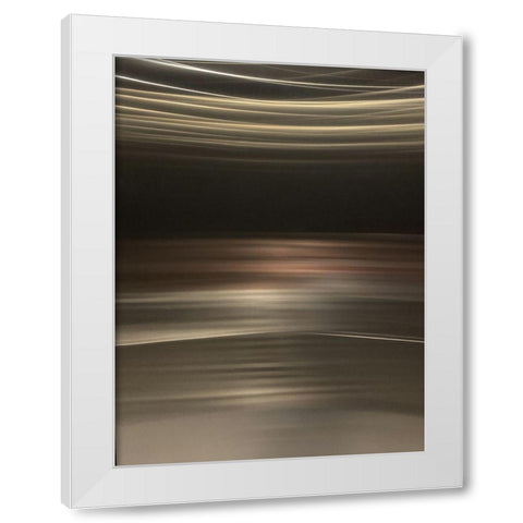 Light Stripe I White Modern Wood Framed Art Print by Grayscale