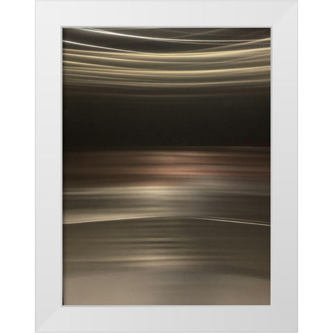 Light Stripe I White Modern Wood Framed Art Print by Grayscale