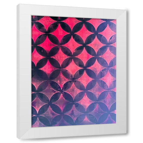 Diamonds IV White Modern Wood Framed Art Print by Grayscale