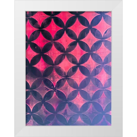 Diamonds IV White Modern Wood Framed Art Print by Grayscale