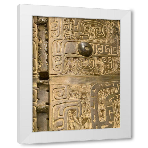 Metal Casting I White Modern Wood Framed Art Print by Grayscale