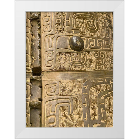 Metal Casting I White Modern Wood Framed Art Print by Grayscale
