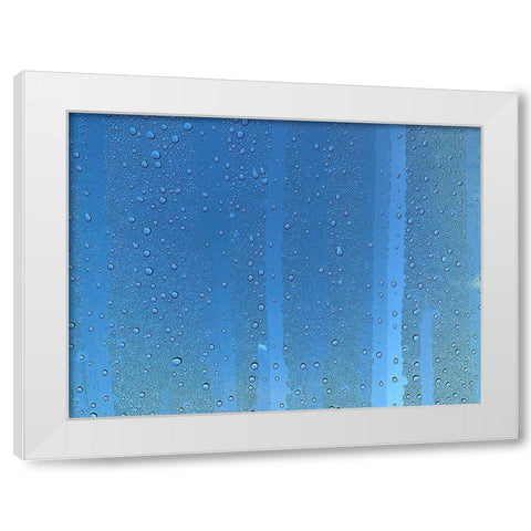 Rain Stripe II White Modern Wood Framed Art Print by Grayscale