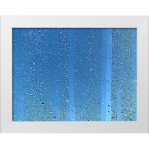 Rain Stripe II White Modern Wood Framed Art Print by Grayscale
