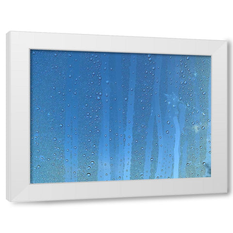 Rain Stripe III White Modern Wood Framed Art Print by Grayscale