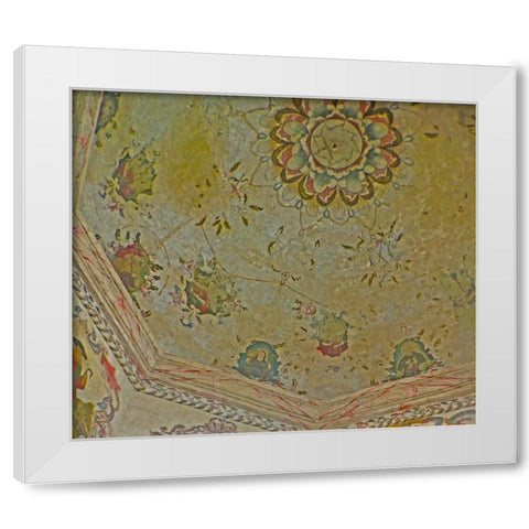 Mission Ceiling II White Modern Wood Framed Art Print by Popcorn