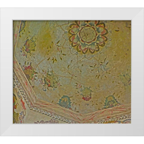 Mission Ceiling II White Modern Wood Framed Art Print by Popcorn
