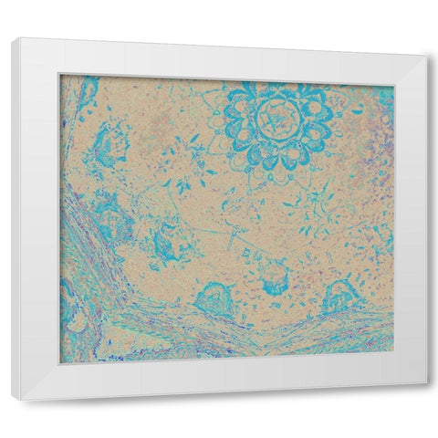San Xavier Dome II White Modern Wood Framed Art Print by Popcorn
