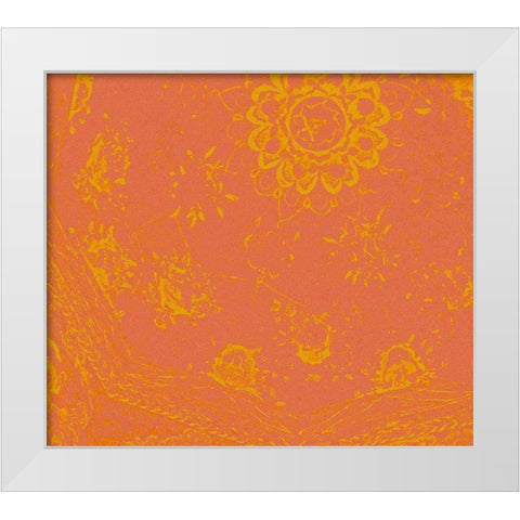 San Xavier Dome III White Modern Wood Framed Art Print by Popcorn