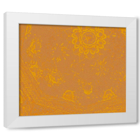 San Xavier Dome IV White Modern Wood Framed Art Print by Popcorn
