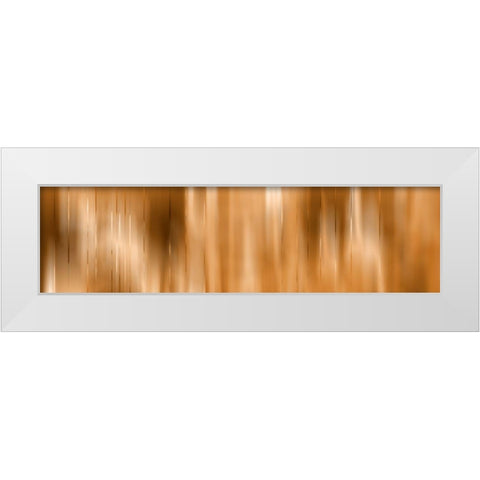 Copper Shine White Modern Wood Framed Art Print by Tenoever, William