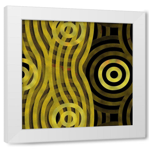 Veil 3 White Modern Wood Framed Art Print by Tenoever, William