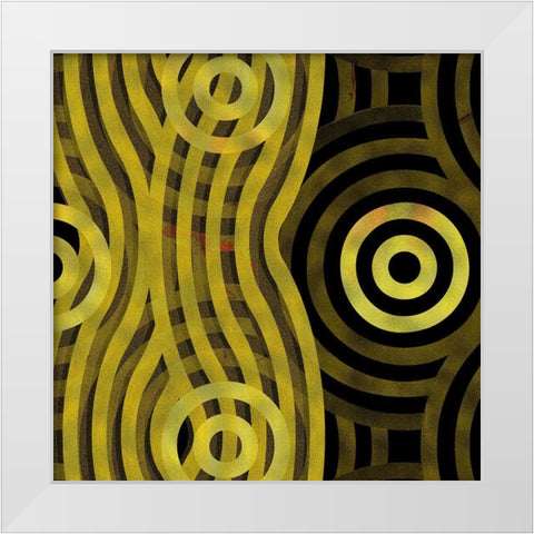 Veil 3 White Modern Wood Framed Art Print by Tenoever, William