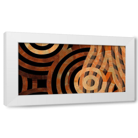 Direction 2 White Modern Wood Framed Art Print by Tenoever, William
