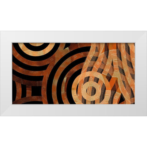 Direction 2 White Modern Wood Framed Art Print by Tenoever, William